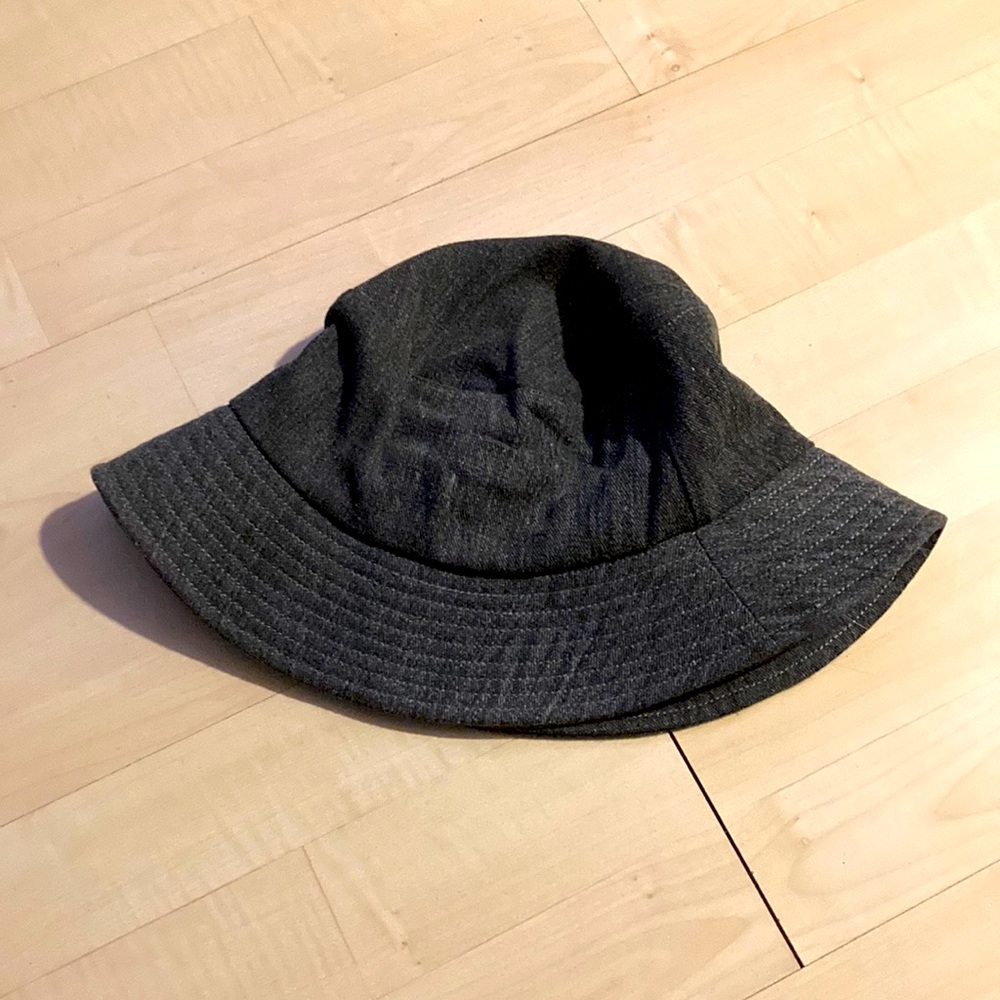 Black Denim Bucket Hat, NWOT